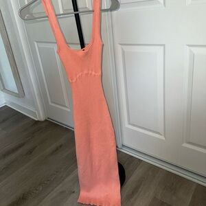 Peach Maxi dress